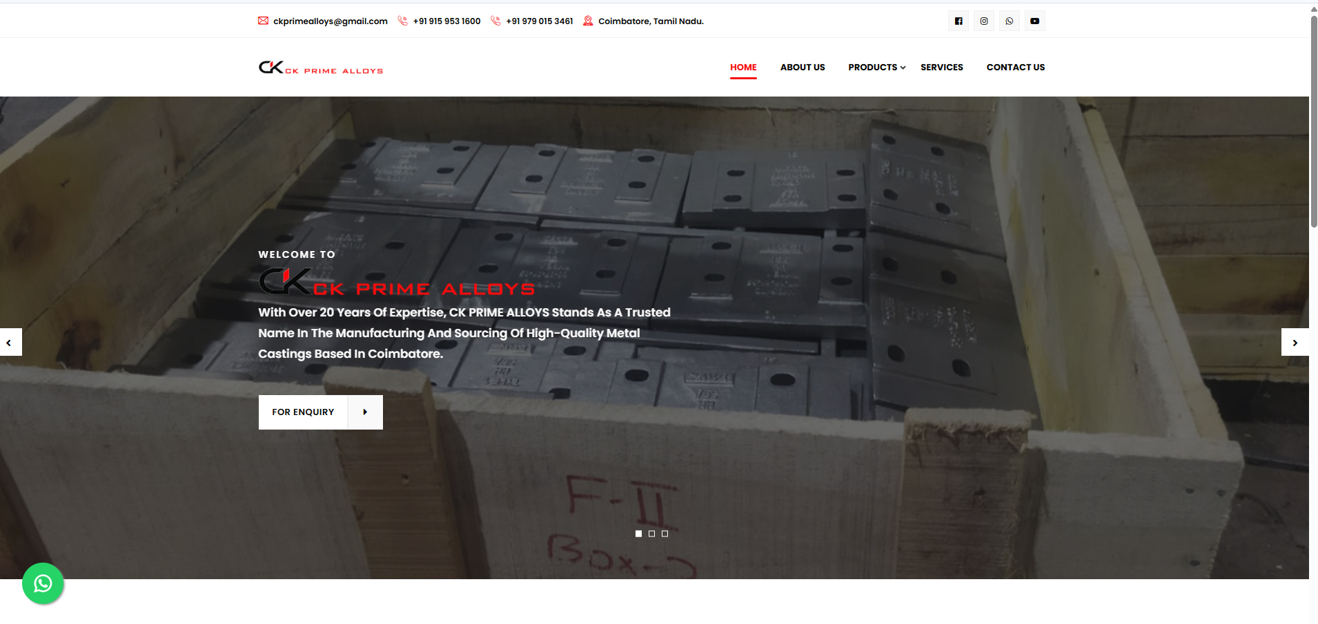 CK PRIME ALLOYS